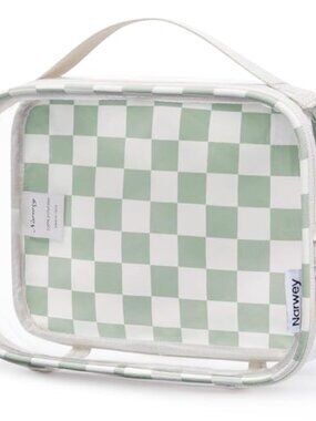 TSA Approved Clear Toiletry Bag Waterproof PVC Travel Makeup Pouch